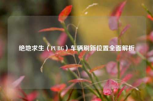 绝地求生（PUBG）车辆刷新位置全面解析