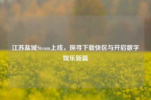 江苏盐城Steam上线，探寻下载快区与开启数字娱乐新篇