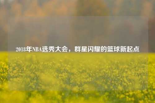 2018年NBA选秀大会，群星闪耀的篮球新起点