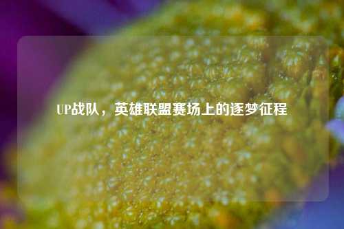 UP战队，英雄联盟赛场上的逐梦征程