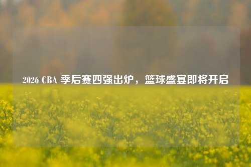 2026 CBA 季后赛四强出炉，篮球盛宴即将开启