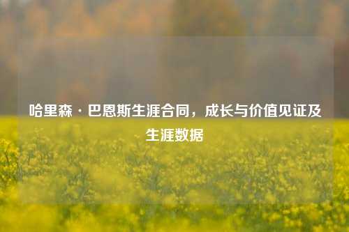 哈里森·巴恩斯生涯合同，成长与价值见证及生涯数据