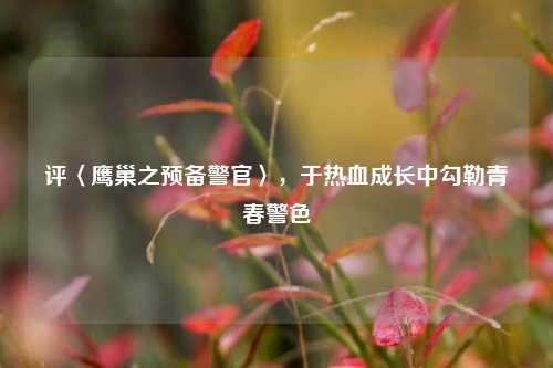 评〈鹰巢之预备警官〉,于热血成长中勾勒青春警色