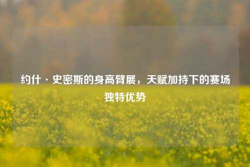 约什·史密斯的身高臂展,天赋加持下的赛场独特优势