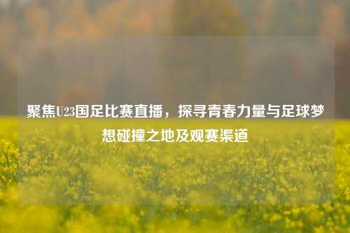 聚焦U23国足比赛直播，探寻青春力量与足球梦想碰撞之地及观赛渠道