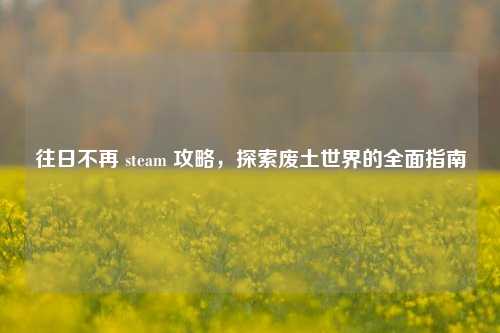 往日不再 steam 攻略，探索废土世界的全面指南