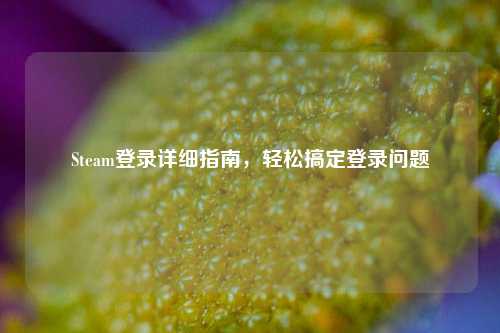 Steam登录详细指南，轻松搞定登录问题