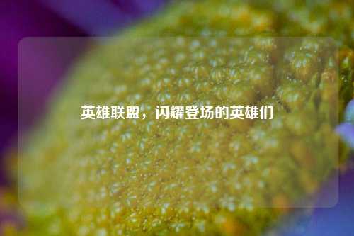 英雄联盟,闪耀登场的英雄们