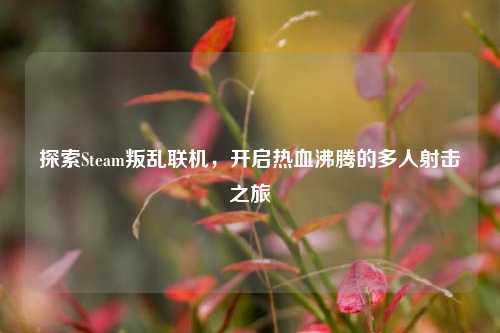 探索Steam叛乱联机，开启热血沸腾的多人射击之旅