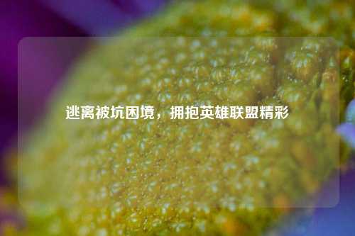 逃离被坑困境，拥抱英雄联盟精彩