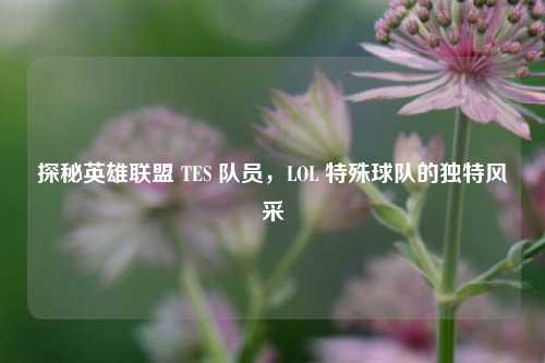 探秘英雄联盟 TES 队员，LOL 特殊球队的独特风采