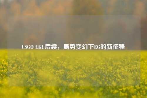 CSGO EKU后续，局势变幻下EG的新征程