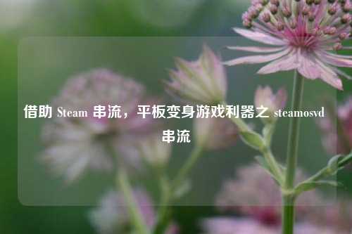 借助 Steam 串流,平板变身游戏利器之 steamosvd 串流