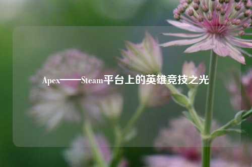 Apex——Steam平台上的英雄竞技之光