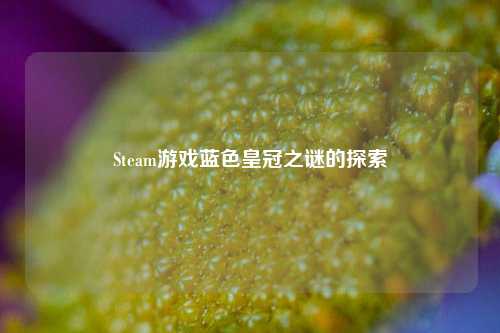 Steam游戏蓝色皇冠之谜的探索