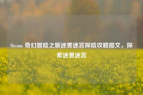 Steam 奇幻冒险之旅迷雾迷宫探险攻略图文,探索迷雾迷宫