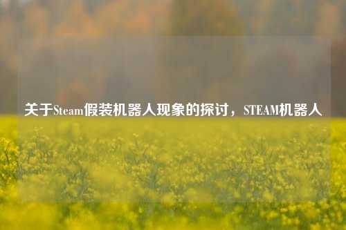 关于Steam假装机器人现象的探讨，STEAM机器人