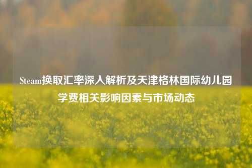 Steam换取汇率深入解析及天津格林国际幼儿园学费相关影响因素与市场动态