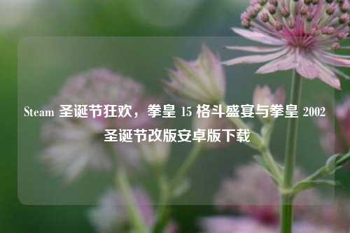 Steam 圣诞节狂欢,拳皇 15 格斗盛宴与拳皇 2002 圣诞节改版安卓版下载