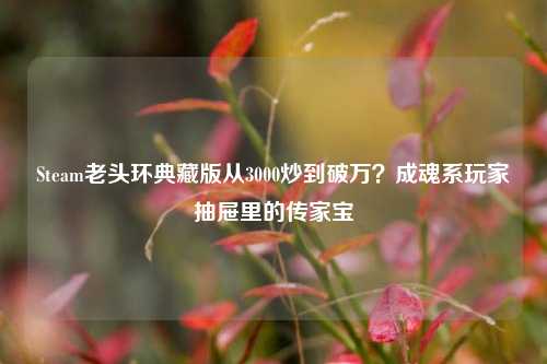 Steam老头环典藏版从3000炒到破万？成魂系玩家抽屉里的传家宝