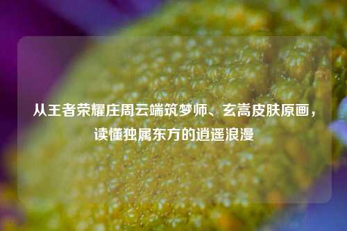从王者荣耀庄周云端筑梦师、玄嵩皮肤原画,读懂独属东方的逍遥浪漫