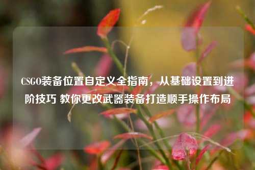 CSGO装备位置自定义全指南，从基础设置到进阶技巧 教你更改武器装备打造顺手操作布局