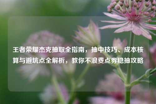 王者荣耀杰克抽取全指南,抽中技巧、成本核算与避坑点全解析,教你不浪费点券稳抽攻略