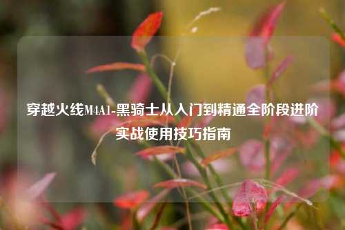 穿越火线M4A1-黑骑士从入门到精通全阶段进阶实战使用技巧指南