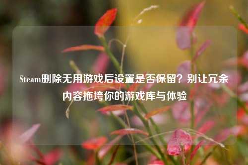 Steam删除无用游戏后设置是否保留?别让冗余内容拖垮你的游戏库与体验