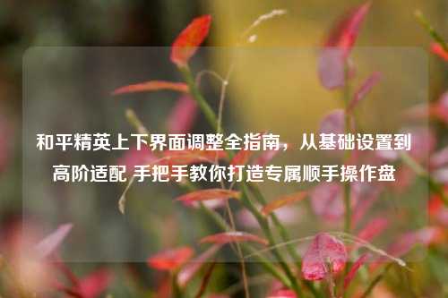 和平精英上下界面调整全指南，从基础设置到高阶适配 手把手教你打造专属顺手操作盘