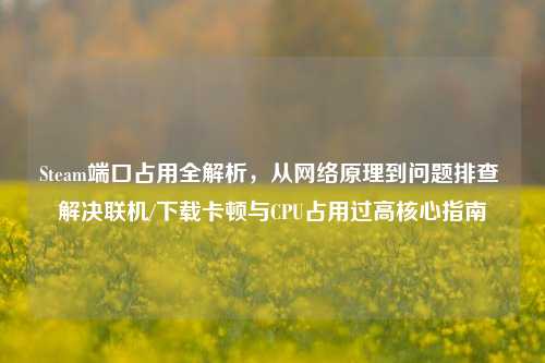 Steam端口占用全解析,从网络原理到问题排查 解决联机/下载卡顿与CPU占用过高核心指南