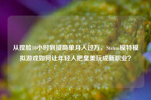 从捏脸10小时到接商单月入过万,Steam模特模拟游戏如何让年轻人把臭美玩成新职业?