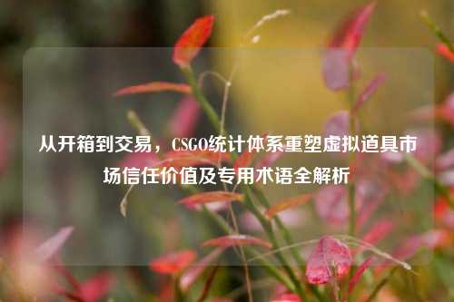 从开箱到交易，CSGO统计体系重塑虚拟道具市场信任价值及专用术语全解析