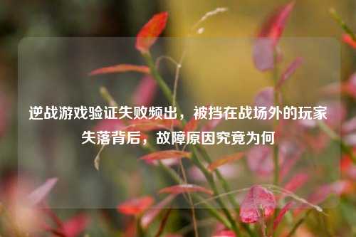 逆战游戏验证失败频出,被挡在战场外的玩家失落背后,故障原因究竟为何