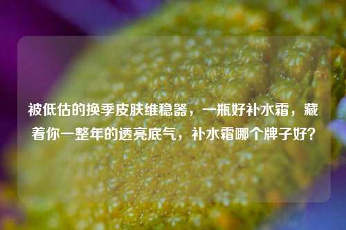 被低估的换季皮肤维稳器,一瓶好补水霜,藏着你一整年的透亮底气,补水霜哪个牌子好?