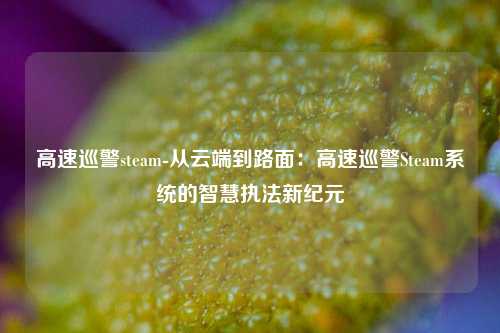 高速巡警steam-从云端到路面：高速巡警Steam系统的智慧执法新纪元